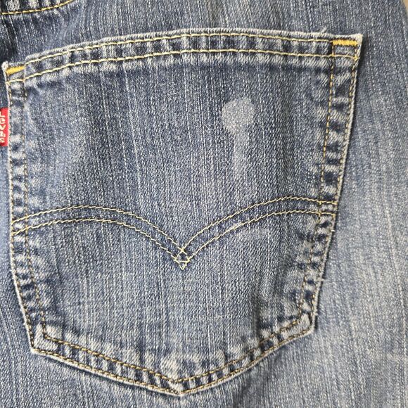 Levis 559 Jeans Mens Size 38x32 (38x31) Blue Relaxed Straight Med Wash Cowboy - Picture 10 of 13